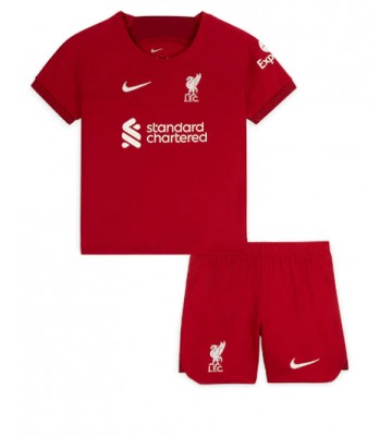 Liverpool Hjemmedraktsett Barn 2022-23 Kortermet (+ Korte bukser)